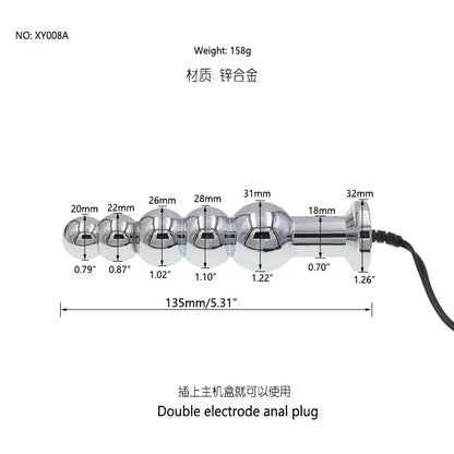 Sex Toys for Men Masturbation Novelty Electric Shock Butt Plug Anal Toys Penis Stimulation Pulse Orgasm Medical Theme Toys