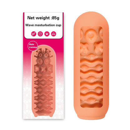 Male Masturbator, Adult Erotic Toy, Soft Silicone, Portable, Vagina, Pussy, Masturbation, Penis, Endurance, Exercise, Sex Toy for Men