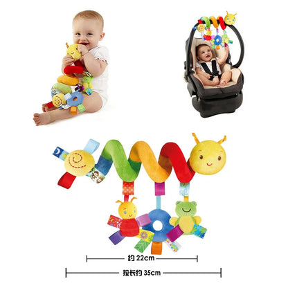 Baby Krippe Hängen Rasseln Spielzeug Auto Sitz Spielzeug Weiche Mobiles Kinderwagen Krippe Kinderbett Spirale Spielzeug Kinderwagen Hängen Puppen für Babys Neugeborenen Geschenk