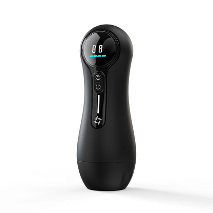 Male Masturbator, Penis Pump, Adult Sex Toy for 18 Men with 4 Suction Modes, 9 Vibration Modes, LED Display, Pocket Pussy, Realistic Vagina