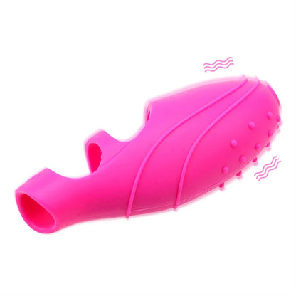 Finger Sleeve Vibrator G Spot Clitoris Stimulator