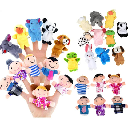 10 Stück Cartoon Handpuppe Fingerpuppe Baby Kinder Geschichte Früherziehung Beruhigende Puppe Plüschtier