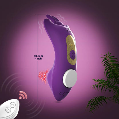 Erwachsenen-Sexspielzeug für Frauen Paare Tragbarer Slip-Vibrator Schmetterling-Sextoy 3-in-1 Mini-Schmetterlings-Vibrator Klitoris G-Punkt Vagina