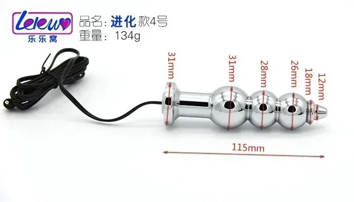 Sex Toys for Men Masturbation Novelty Electric Shock Butt Plug Anal Toys Penis Stimulation Pulse Orgasm Medical Theme Toys