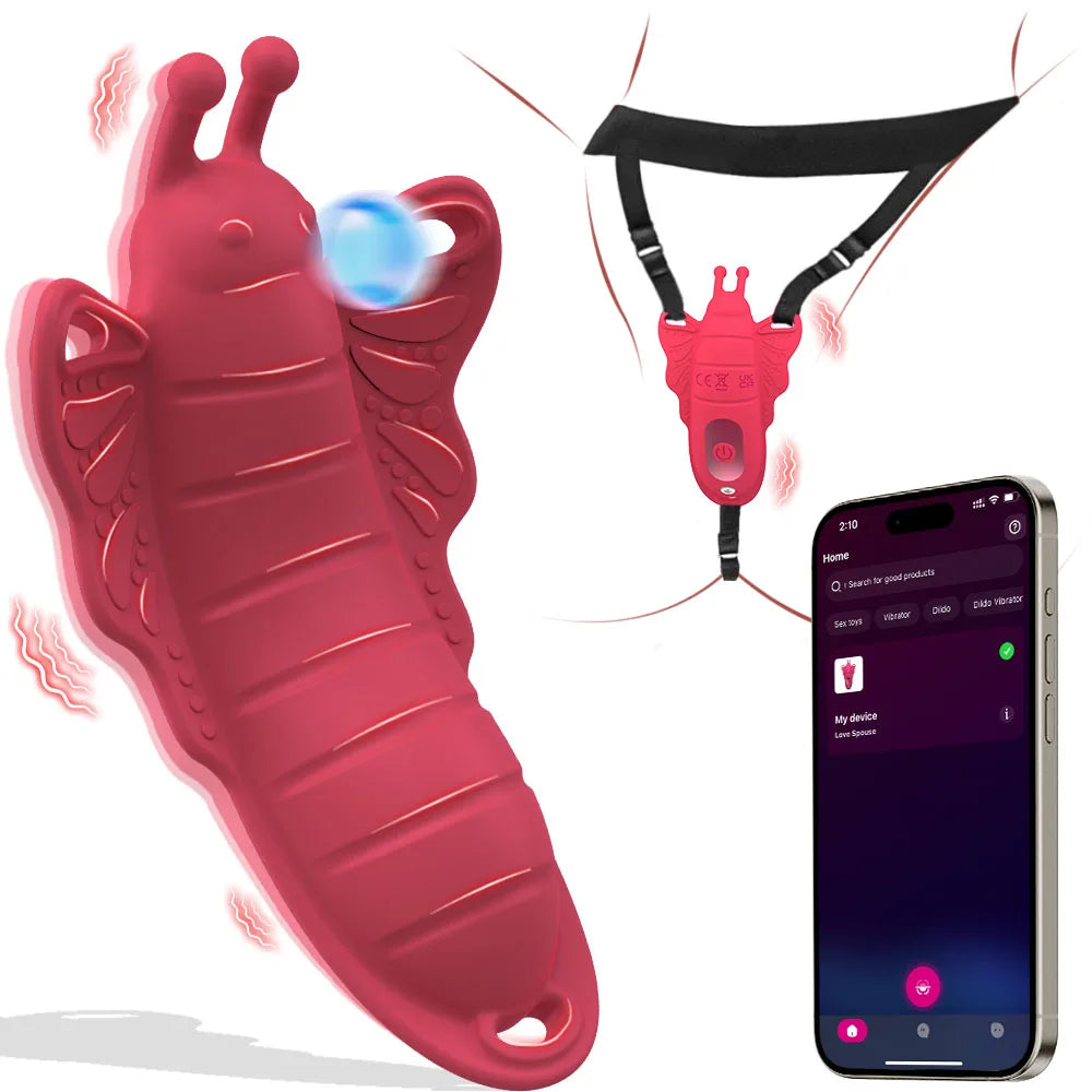Sexy Erwachsene Weibliche Tragbare Höschen Vibrator Masturbation Werkzeug Paar Vibrator Stimulator Vagina Vibrierender Penis Ring Sex Spielzeug