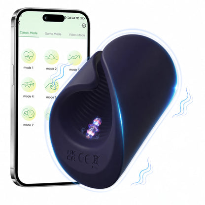 Sex Toys for Men - Male Masturbator Penis Training Vibrator with App Control Vibrating Sex Toy Stroker Glans Trainer Stimulator