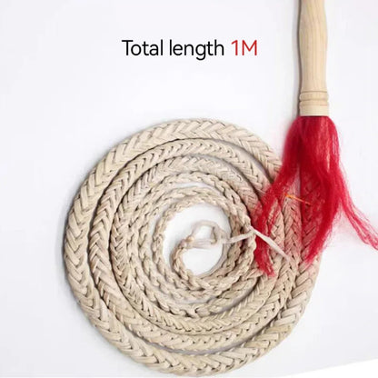 Rindsleder-Bondagepeitsche – Handgefertigte Qualität für intensives Play