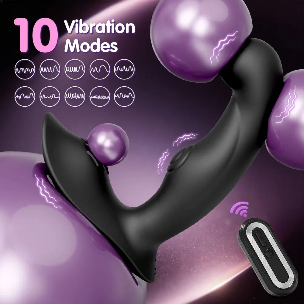 Sexspielzeug Masturbationshilfen für Schwule Sexo Vibrations-Prostatamassagegerät Analplug Männer Butt Plug Fernbedienung Erotikprodukte