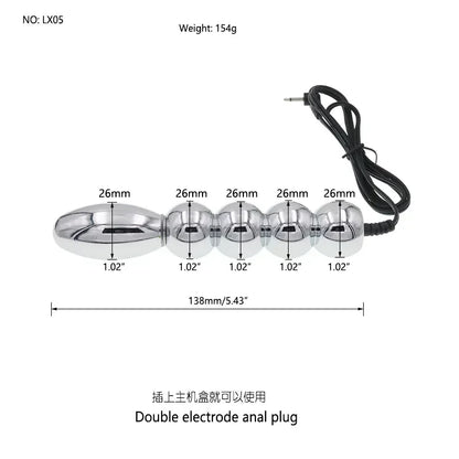 Sex Toys for Men Masturbation Novelty Electric Shock Butt Plug Anal Toys Penis Stimulation Pulse Orgasm Medical Theme Toys