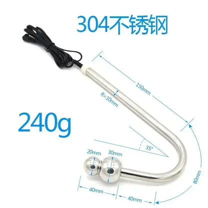 Sex Toys for Men Masturbation Novelty Electric Shock Butt Plug Anal Toys Penis Stimulation Pulse Orgasm Medical Theme Toys