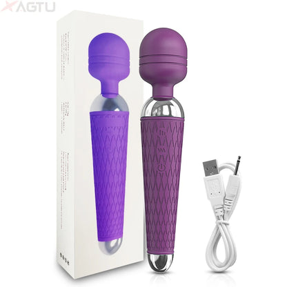 Sexspielzeug AV-Vibrator für Frauen Klitoris-Stimulator Nippel G-Punkt Zauberstab Dildo Weiblicher Vibrator zur Selbstbefriedigung Erotikspielzeug für Erwachsene