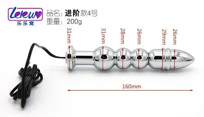 Sex Toys for Men Masturbation Novelty Electric Shock Butt Plug Anal Toys Penis Stimulation Pulse Orgasm Medical Theme Toys