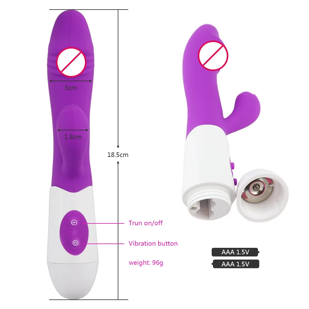 Klassischer G-Punkt-Vibrator für Frauen Dual Vibration