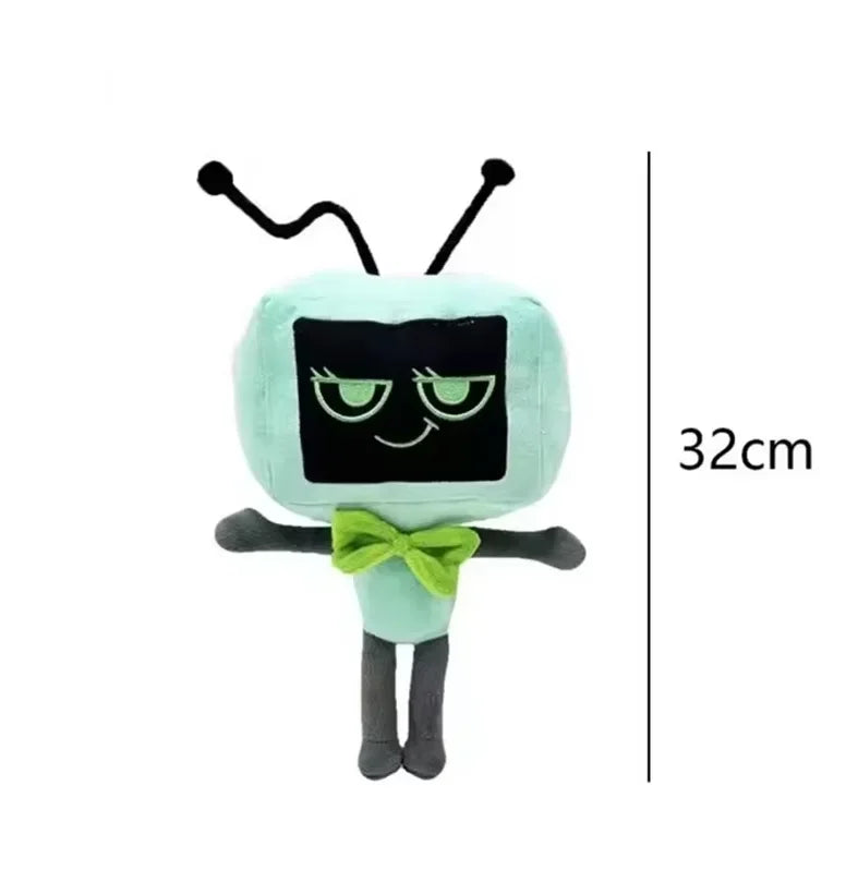 Neue Dandy's World 35cm Plüschfigur, Niedliche Dandy World Scrap Stoffpuppe, Horror-Spiel Goob Pebble Plüschtier, Weiches Kissen, Kinderspielzeug