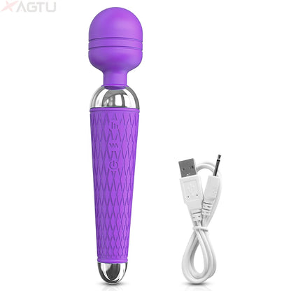 Sexspielzeug AV-Vibrator für Frauen Klitoris-Stimulator Nippel G-Punkt Zauberstab Dildo Weiblicher Vibrator zur Selbstbefriedigung Erotikspielzeug für Erwachsene