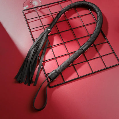 Pu Leather Pimp Whip Crop Party Flogger