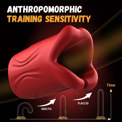 Male sex toy for men, adult toy, male masturbator with 9 vibration modes, powerful vibrating penis trainer, male sex toy