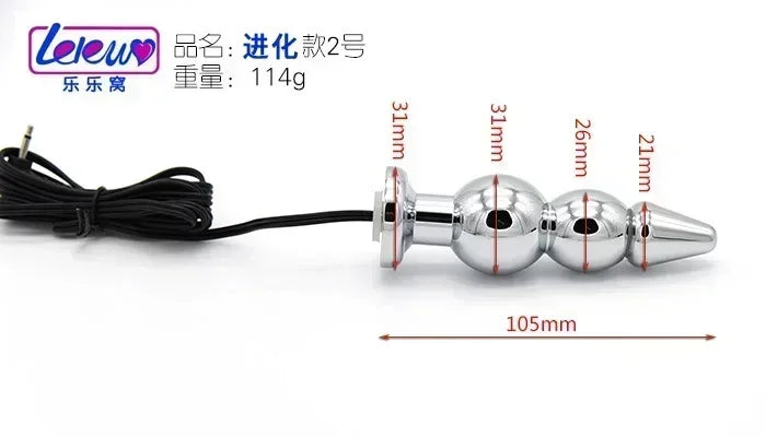 Sex Toys for Men Masturbation Novelty Electric Shock Butt Plug Anal Toys Penis Stimulation Pulse Orgasm Medical Theme Toys