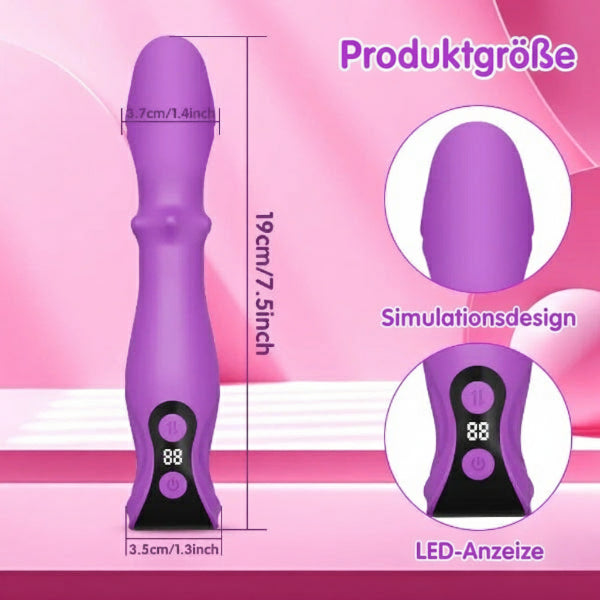 ThrustX Pro – Stoßvibrator mit G-Spot Swing, Anal-Option & kraftvollen Vibrationen