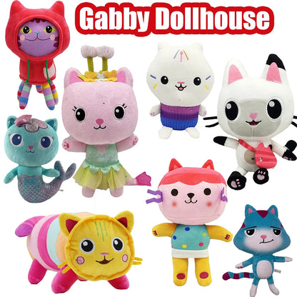 Neues Gabbys Puppenhaus Plüschtier Mercat Cartoon Kuscheltiere Lächelnde Katze Auto Katze Umarmung Gaby Girl Geburtstagsgeschenk!