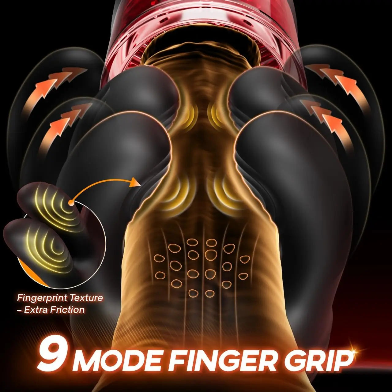 Masturbation for Men Masturbator Vibrator Sets Penis Vibrator 9 Rotating 9 Hand Vibration Grasping Sex Toy for Men Glans Sex Toys Masturbators Pocket Pussy Solo Sex Toys