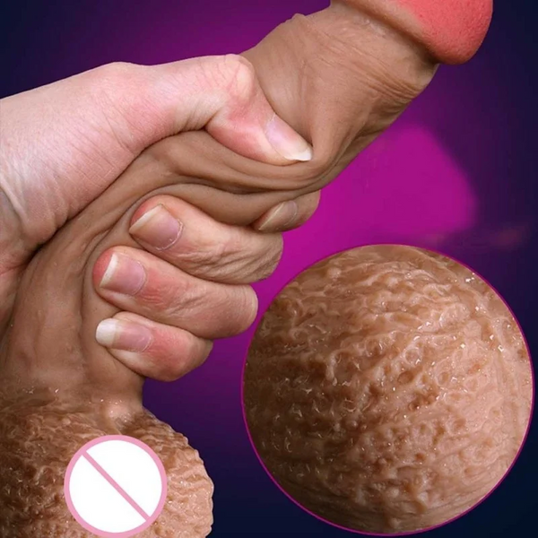 Neues Hautgefühl, realistischer Penis, superriesiger großer Dildo mit Saugnapf, Sexspielzeug für Frauen, Sexprodukt