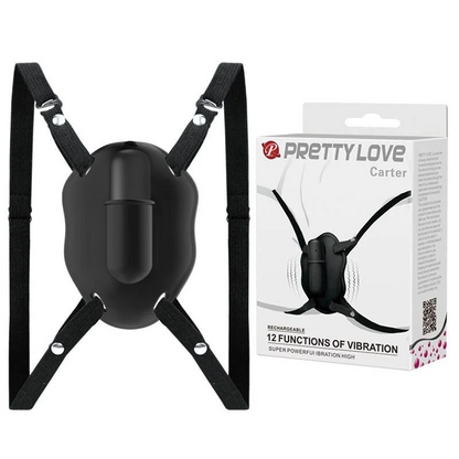 Vibrator für Frauen mit verstellbarem Harness