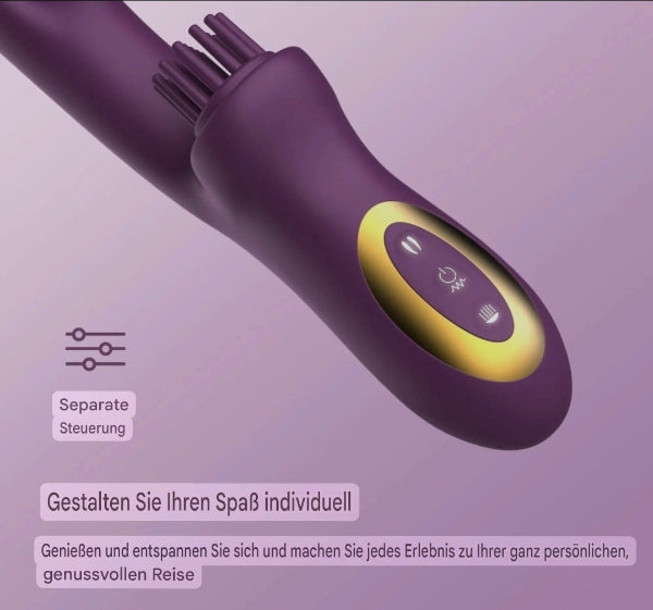 Elatia™ Deer Rabbit Vibrator – Dual-Action G-Spot &amp; Clitoris Stimulator