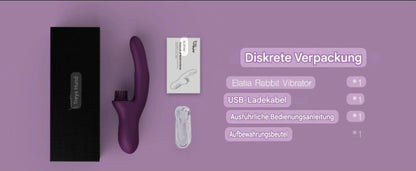 Elatia™ Deer Rabbit Vibrator – Dual-Action G-Spot & Klitoris Stimulator